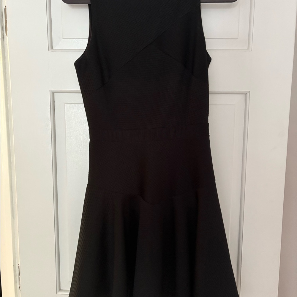 Arloh Black Halter A-Line Mini Dress